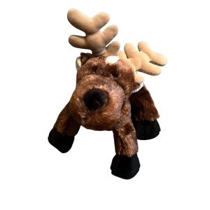 GANZ WEBKINZ Reindeer HM137 NO CODE Plush Reindeer Toy Santa Claus